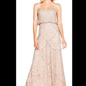 Art Deco Blouson Beaded Gown